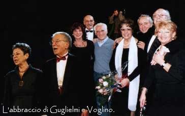 L’abbraccio di Guglielmi e Voglino. L’abbraccio di Guglielmi e Voglino.