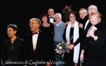 L’abbraccio di Guglielmi e Voglino.