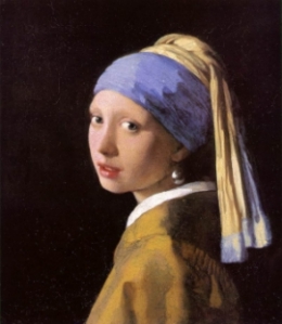 Vermeer, "Fanciulla con perla all'orecchio"