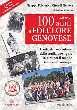 Il libro "100 anni di folclore genovese" - Copertina Il libro "100 anni di folclore genovese" - Copertina